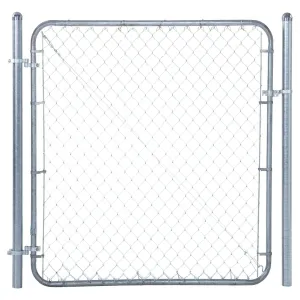 Adjust-A-Gate Fit-Right Adjustable Walk Gate Kit w/Corner Frame, Gray(For Parts)