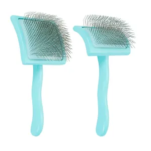 CCS Big G "Teal" ... Dense Slicker Brush (2 sizes) ...