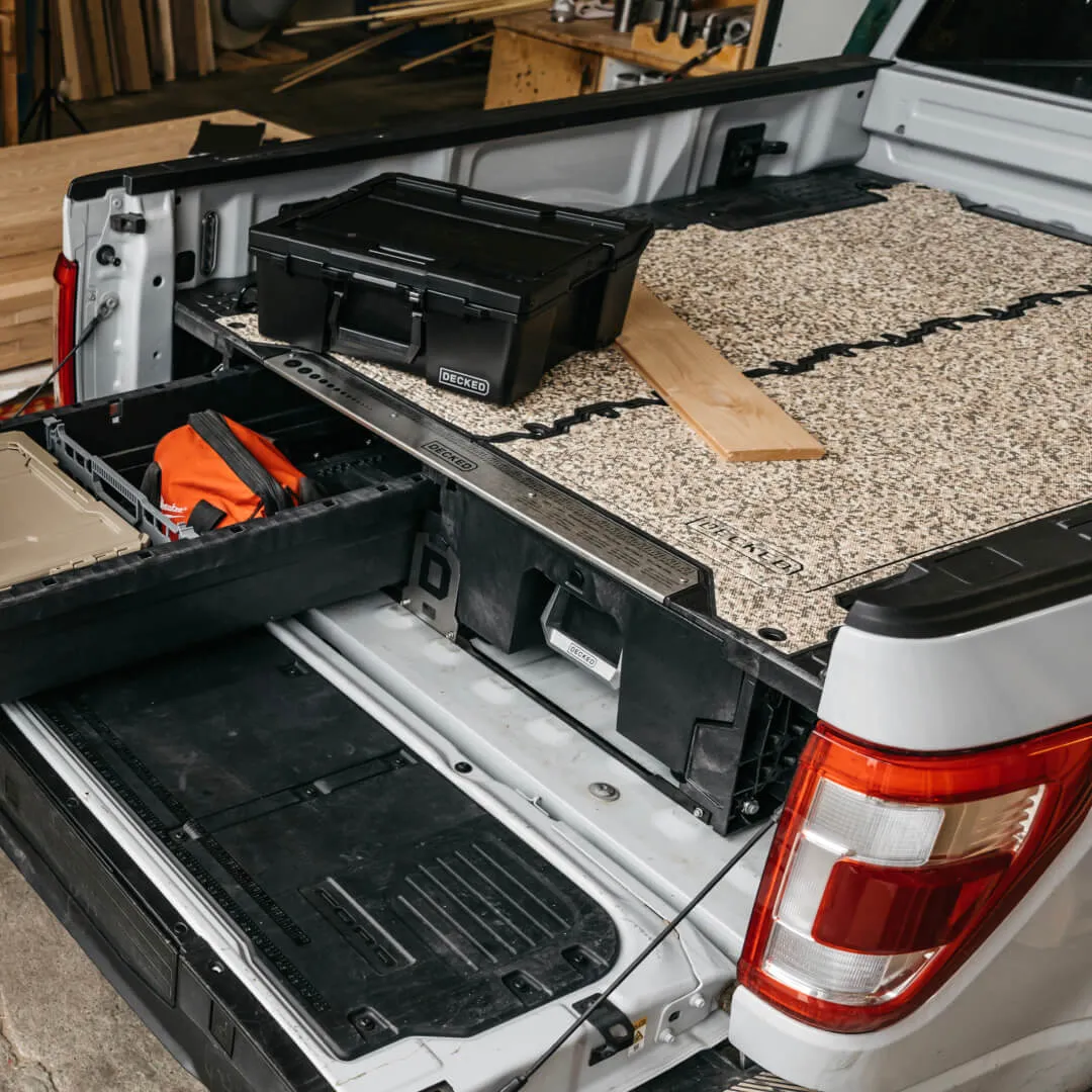 Decked Traction Mat Midsize - EVA foam mat for top of midsize short vY Drawer Systems