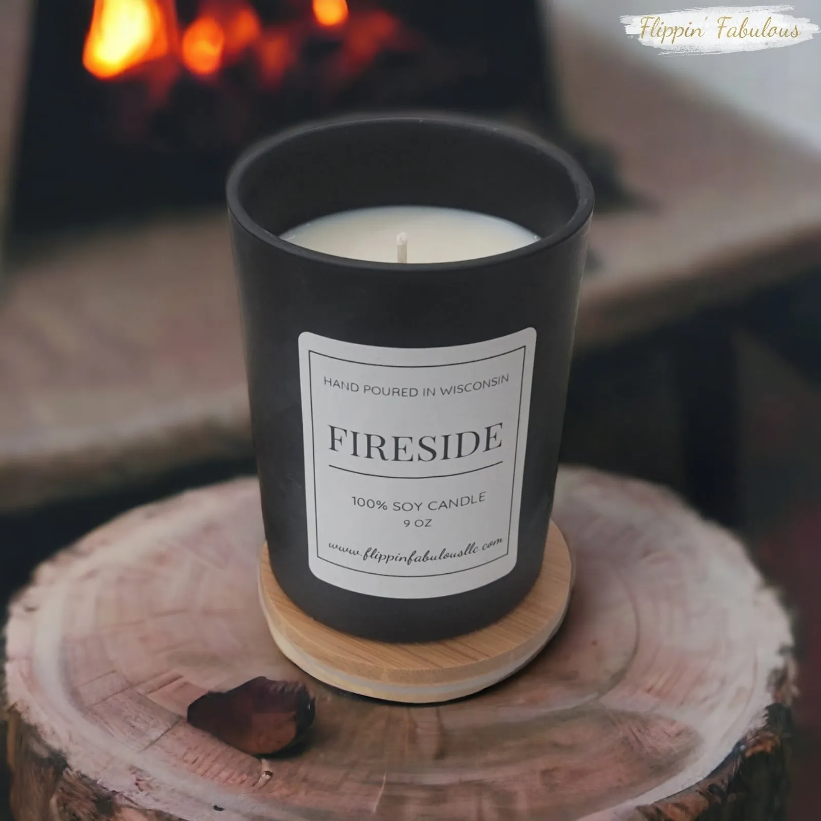 Fireside Soy Wax Candle-Multiple Sizes Available