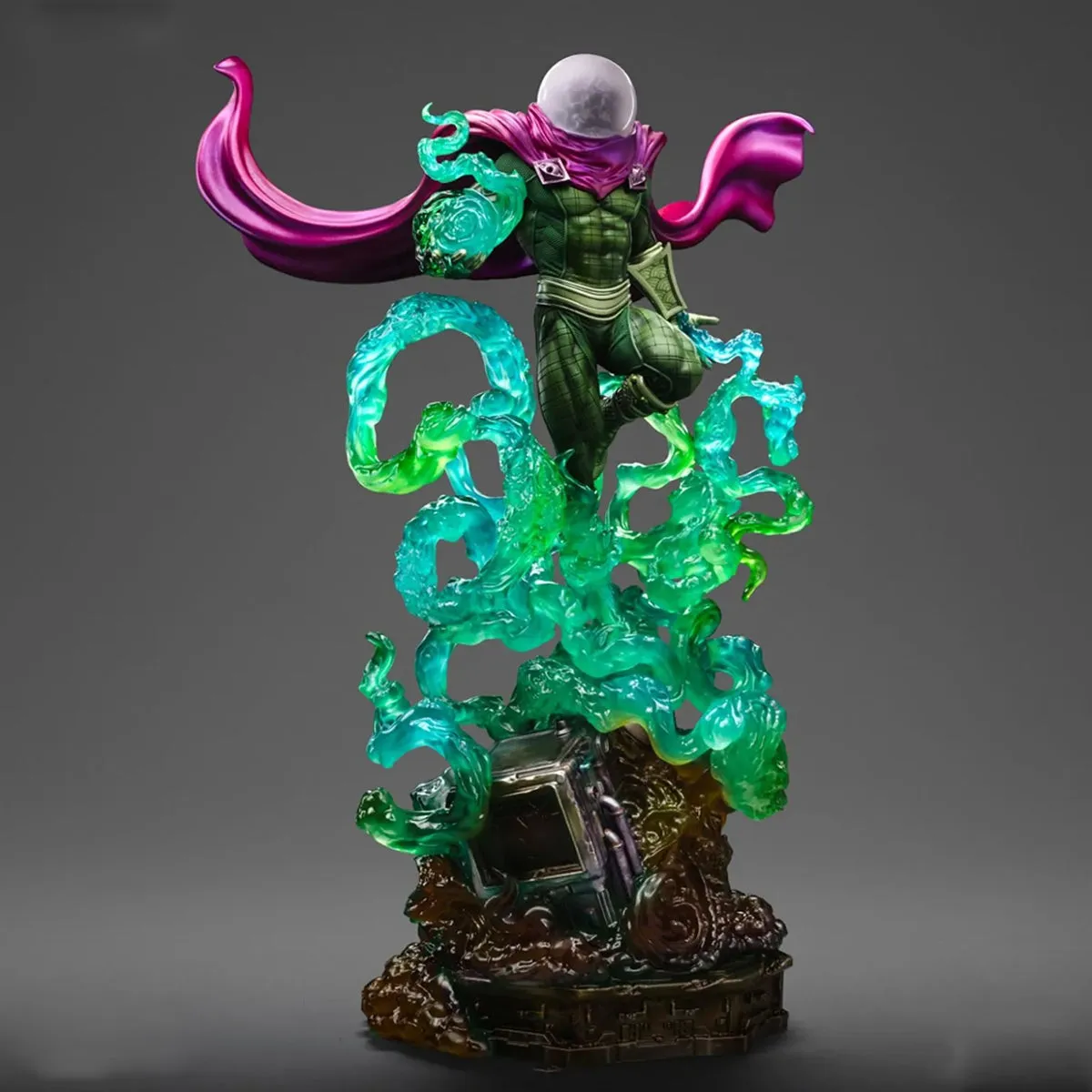 HiPlay Iron Studios Figurine, Spider-man vs Villains: Mysterio, Deluxe Edition