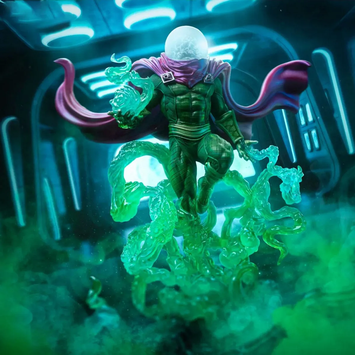 HiPlay Iron Studios Figurine, Spider-man vs Villains: Mysterio, Deluxe Edition