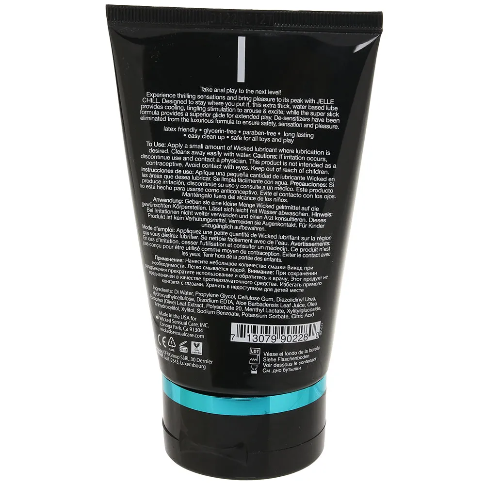 Jelle Chill Cooling Anal Lube in 4oz/120ml