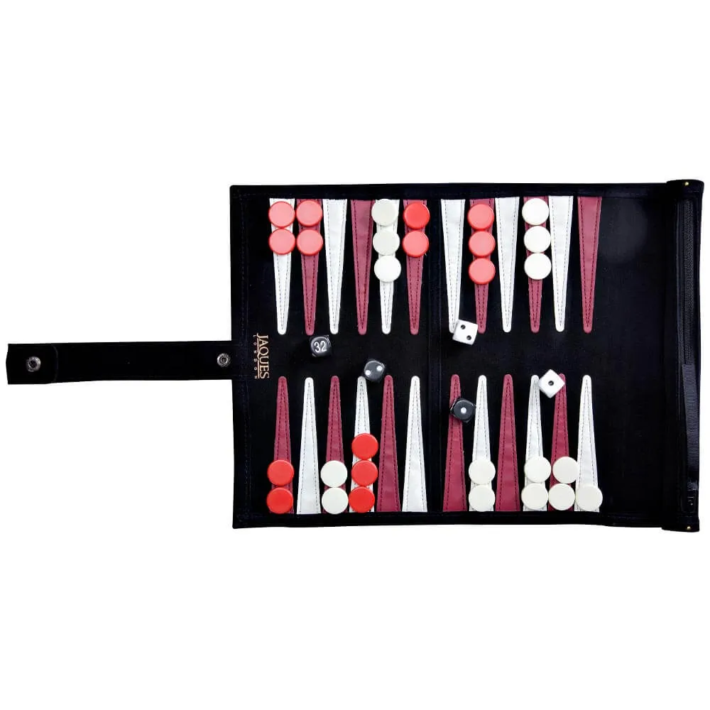 Leather Backgammon Set - Leather Backgammon Board & Pieces