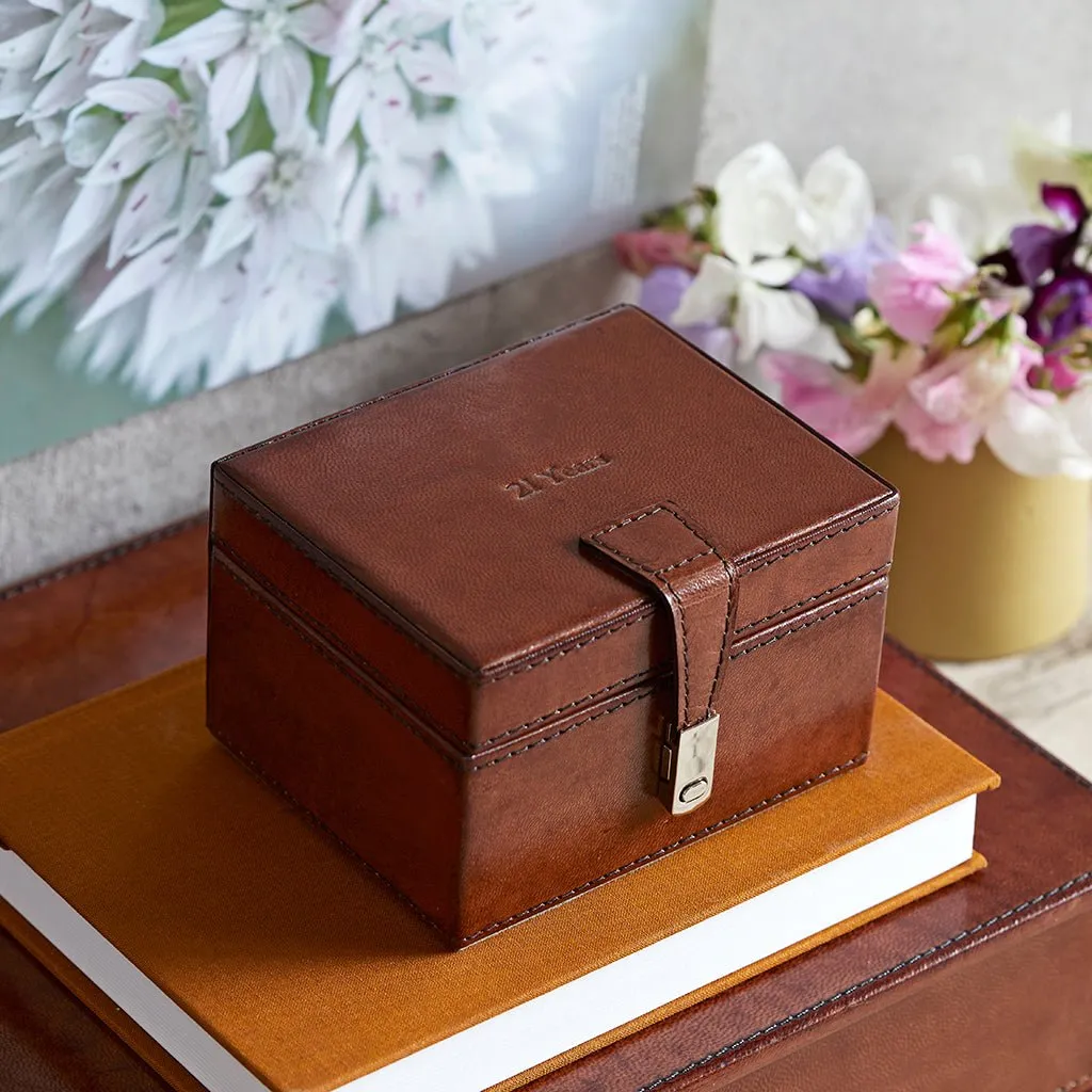Leather Home & Away Travel Set
