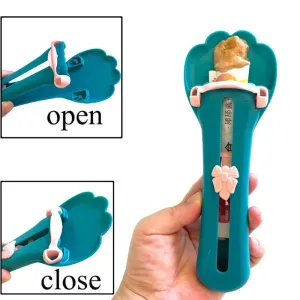 Multifunctional Cat Feeding Spoon for Wet Food Treats