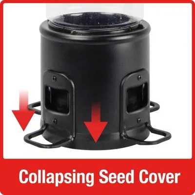 New - Nature's Way Bird Products 3.1qt Squirrel Shield Metal Feeder 17.25"