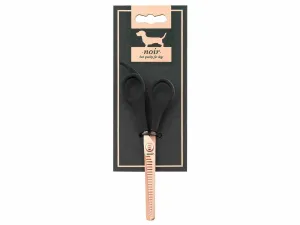 Noir Double Thinning Scissors 17x5,5CM