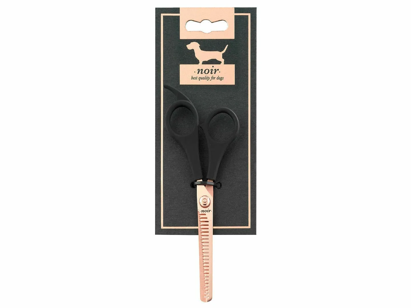 Noir Double Thinning Scissors 17x5,5CM