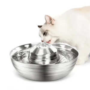 PAWS ASIA Manufacturers Ring 360 Degrees Dog Cat Automatic Pet Feeder Bowl Water Drinking